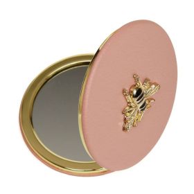 Round Compact Mirror - Pink